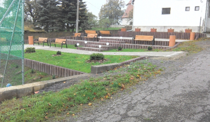 Výstavba parku v obci Vysoká