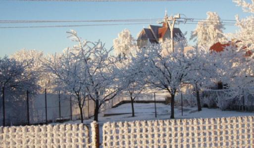 Zima v obci Vysoká 2013 