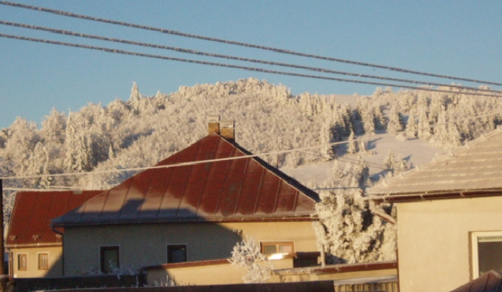 Zima v obci Vysoká 2013