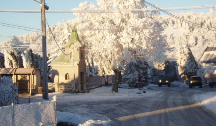 Zima v obci Vysoká 2013