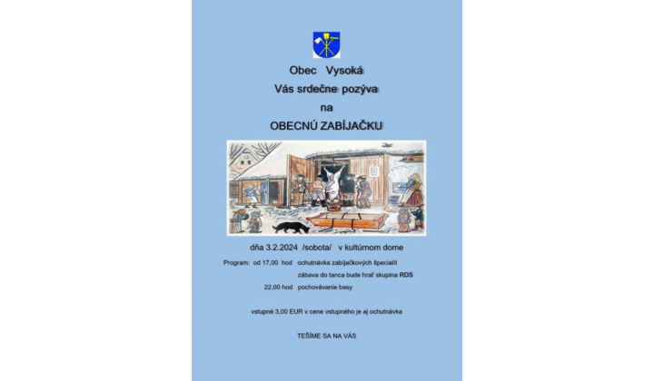 Obecná zabíjačka 2024